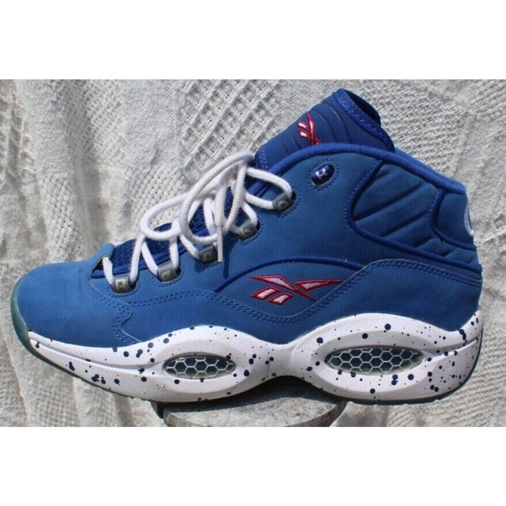 Size 10.5 - Reebok Question Mid Blue